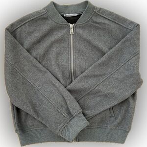 NWT Grey Bomber Jacket